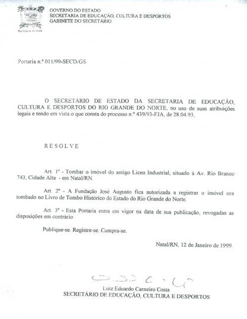 O prédio da Avenida Rio Branco é tombado